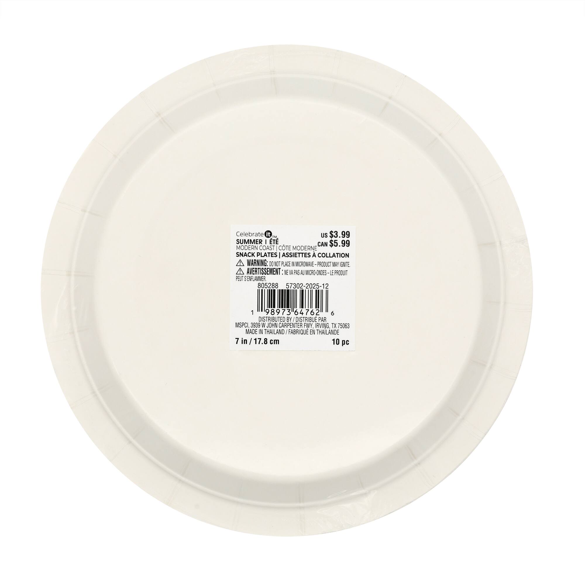 7" Modern Coast Seas the Day Snack Plates, 10ct. by Celebrate It™